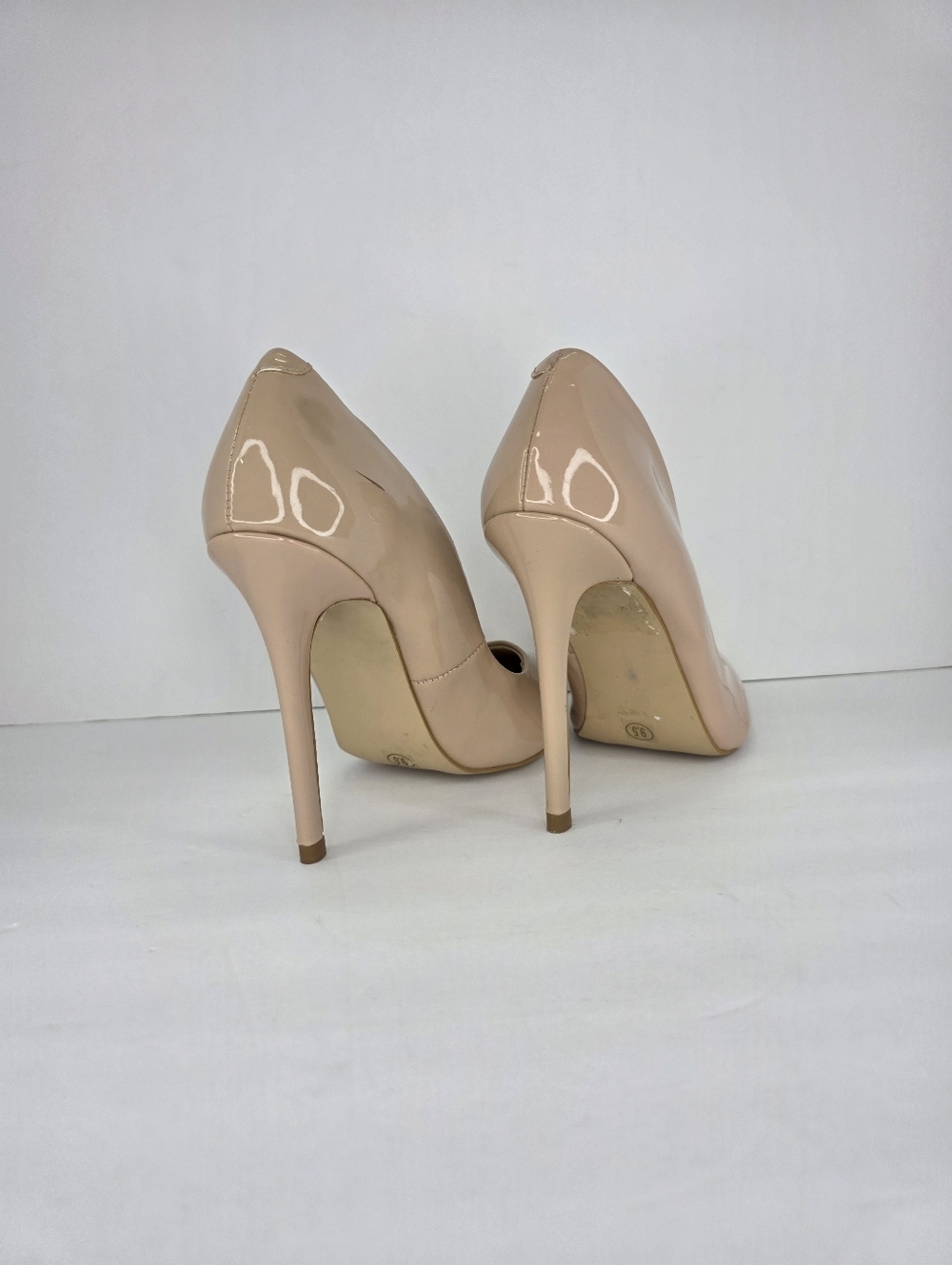 Steve Madden Women’s Klory Stiletto Camel Patent Leather Style Pumps Size 9.5M - Picture 9 of 16